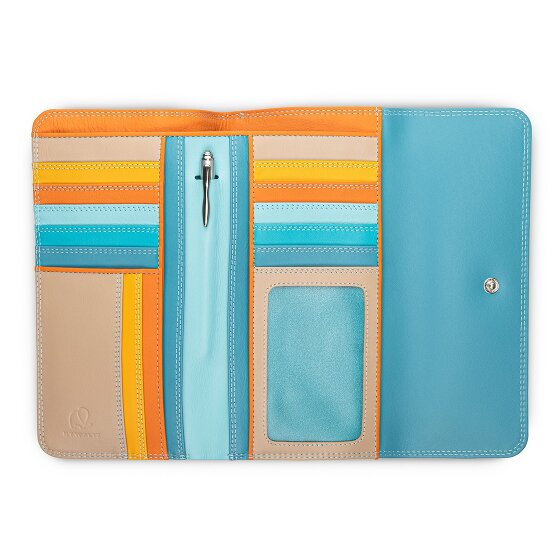 Mywalit Tri-fold Zip Wallet Leren Portemonnee 17 cm
