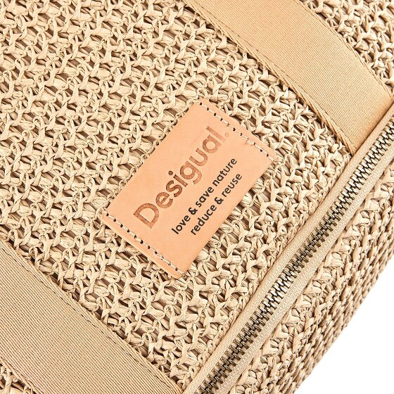 Desigual Raffia Schoudertas 29 cm met uitbreidingsplooi