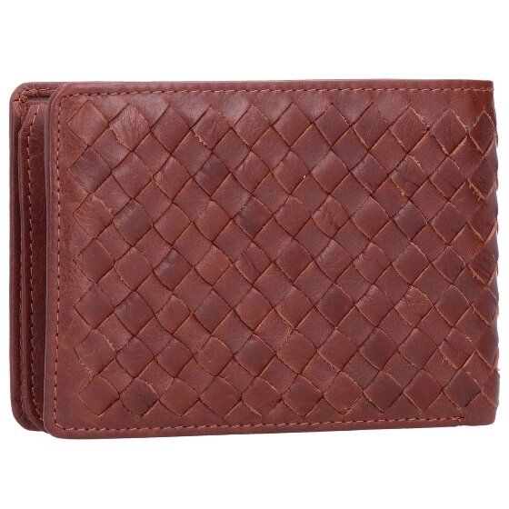 mano Don Luca Portemonnee Leer 12 cm