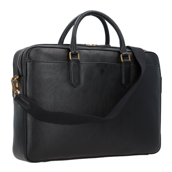 Fossil Asher Koffer Leer 40 cm Laptop compartiment