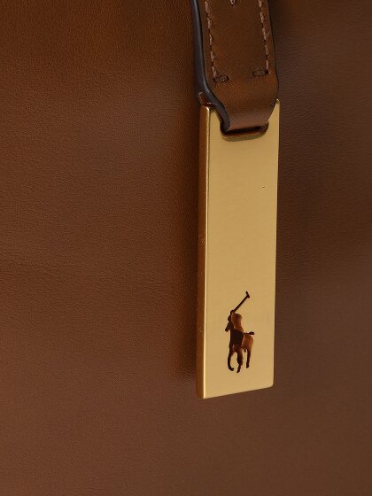 POLO RALPH LAUREN Polo ID Handtas Leer 25 cm