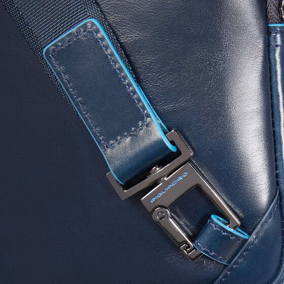 Piquadro Blue Square Mini tas Schoudertas Leer 17 cm