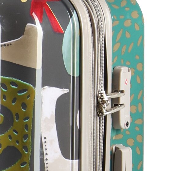 Anekke Muse 4 wielen Kofferset 2-delig met uitbreidingsplooi