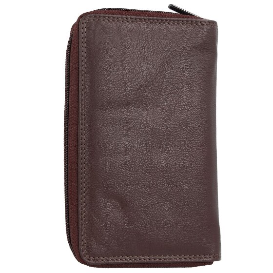 mano Donna Giulia Leren Portemonnee 10,5 cm