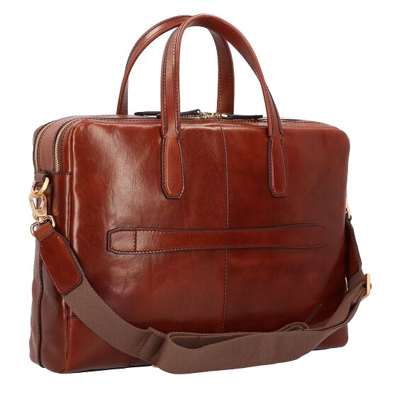 The Bridge Vespucci Briefcase Leer 41 cm Laptopcompartiment