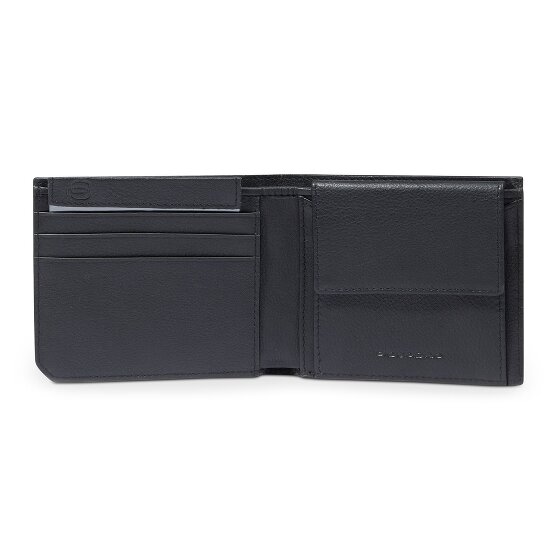 Piquadro Russell Portemonnee RFID-bescherming Leer 11 cm