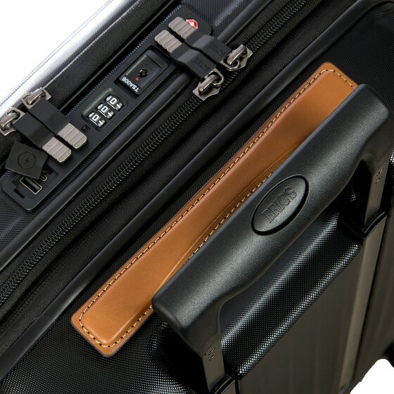 Bric's Taormina 4 wielen Trolley S 57 cm met uitbreidingsplooi