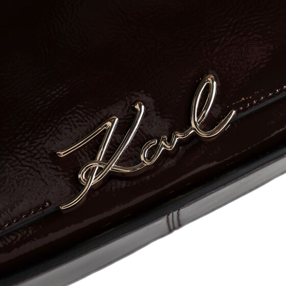 Karl Lagerfeld Signature Schoudertas Leer 24 cm