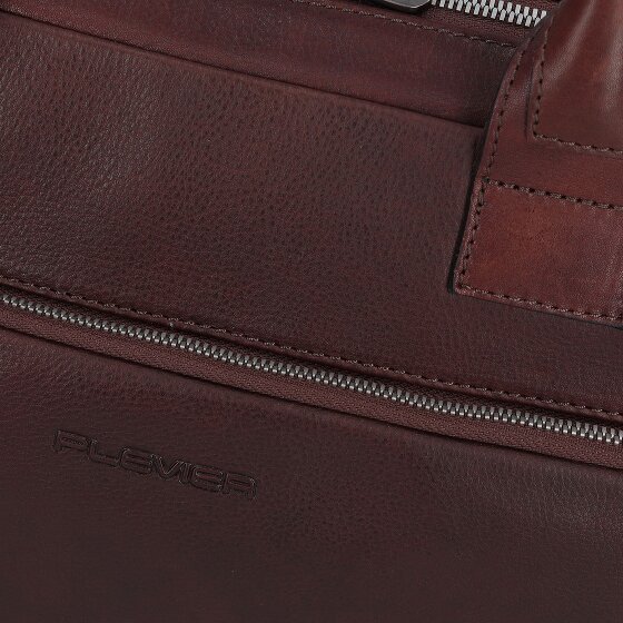 Plevier Vintage Larry Koffer Leer 40 cm Laptop compartiment