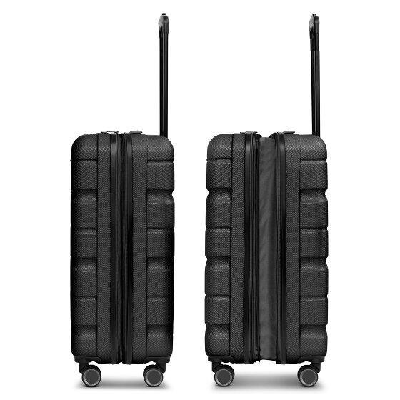 Franky Munich 4.0 4 wielen Cabinewagen S 53 cm met uitbreidingsplooi