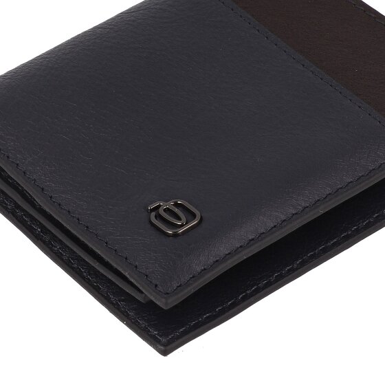 Piquadro Black Square Kredietkaart etui RFID-bescherming Leer 9 cm