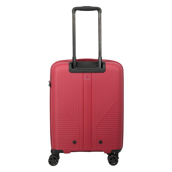 Travelite Air Stripe 4 wielen Cabinewagen S 55 cm met uitbreidingsplooi