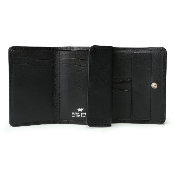 Braun Büffel Golf 3.0 Portemonnee RFID-bescherming Leer 8.5 cm