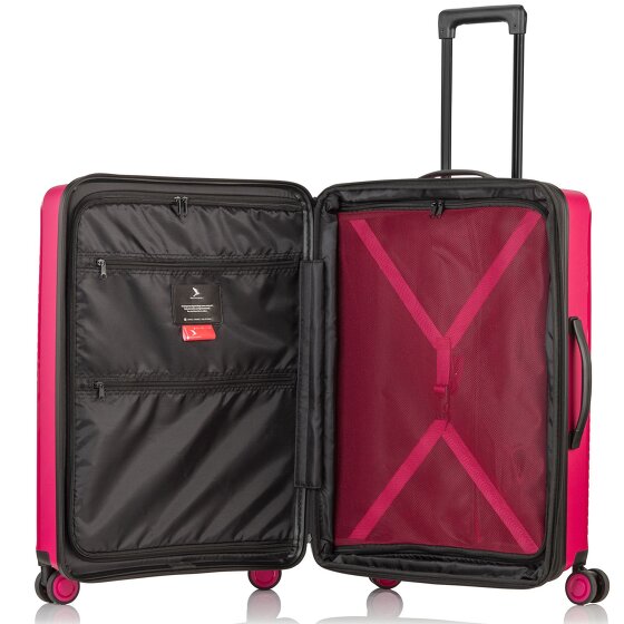 Pack Easy Jet 4 wielen Trolley 64 cm met uitbreidingsplooi