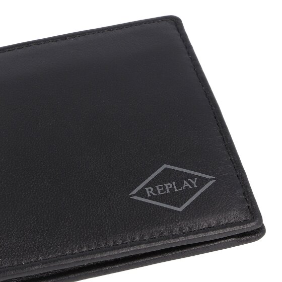 Replay Portemonnee Leer 14 cm