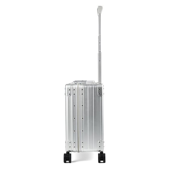 Aleon Luxe zakelijke trolley met 4 wielen, Aluminium, 45 cm