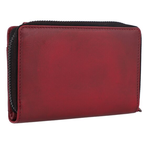Greenburry Destressed Portemonnee RFID-bescherming Leer 13.5 cm