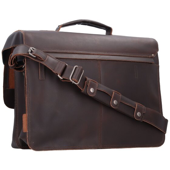 aunts & uncles Hunter Big Finn aktetas leer 40 cm laptopvak