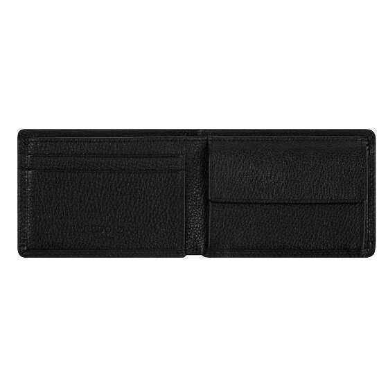 Redolz Leather Essentials QF kleine portemonnee RFID leer 10,5 cm