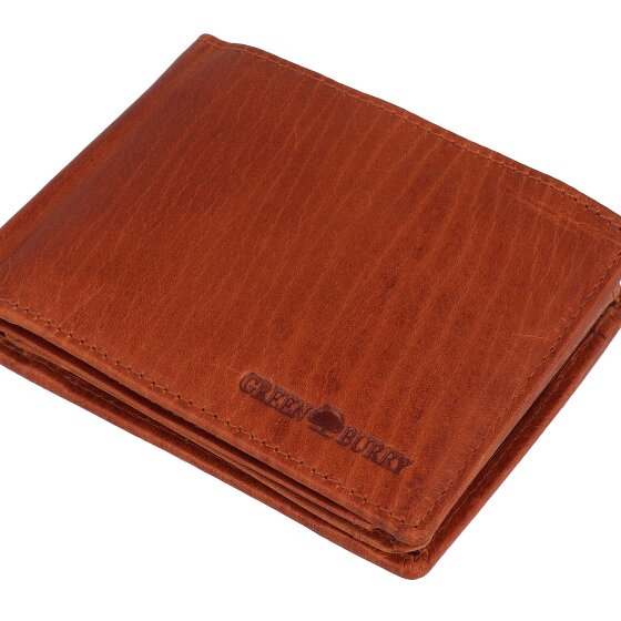 Greenburry House of Norway Portemonnee RFID-bescherming Leer 13 cm
