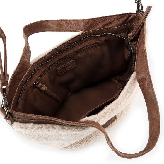 FredsBruder Teddy Layer Schoudertas Leer 40 cm