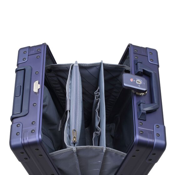 Aleon Business-cabinewagen met 4 wielen, Aluminium, 42 cm, laptopvak