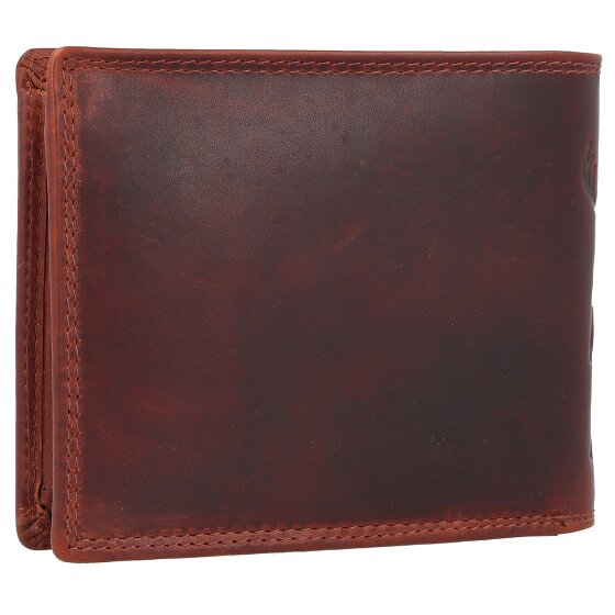 Jack Kinsky Monterey 101 Portemonnee RFID-bescherming Leer 13 cm