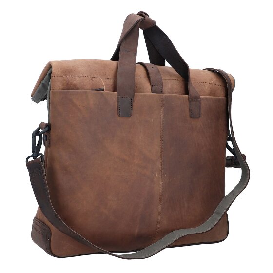 Harold's Twister aktetas Leer 40 cm Laptopcompartiment