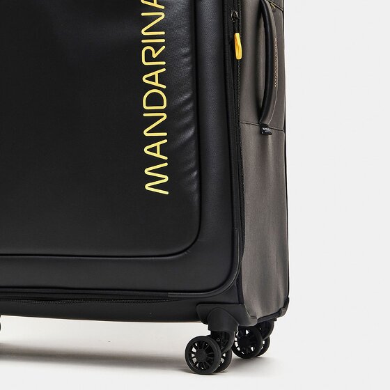 Mandarina Duck Eco Coated 4 wielen Trolley XL 83 cm met uitbreidingsplooi