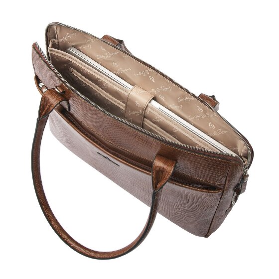 Castelijn & Beerens Vera Schoudertas RFID-bescherming Leer 41 cm Laptop compartiment