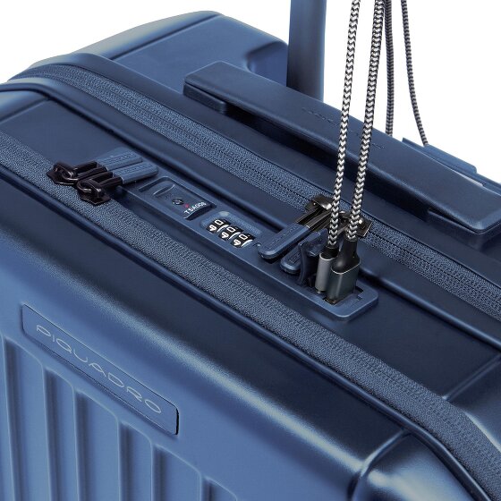 Piquadro PQ Light 4 wielen Loodswagen 45 cm Laptop compartiment