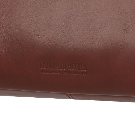 Leonhard Heyden Cambridge Schoudertas Leer 41 cm Laptopcompartiment