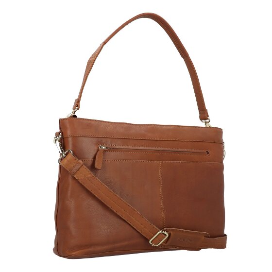 Plevier Structure Millau Schoudertas Leer 43 cm Laptop compartiment