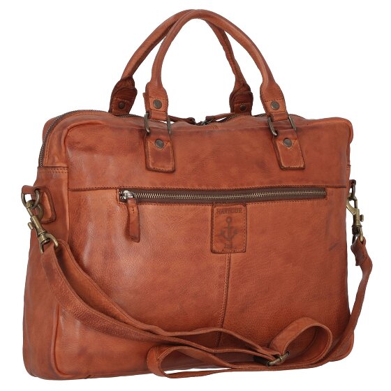 Harbour 2nd Koele aktetas Aris leer 40 cm laptop compartiment
