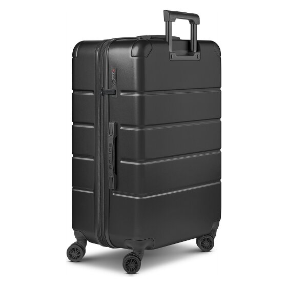 Police Dublin 4 wielen Trolley L 75 cm met uitbreidingsplooi