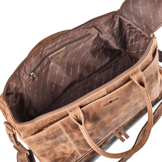 Greenburry Vintage Weekender reistas Leer 51 cm