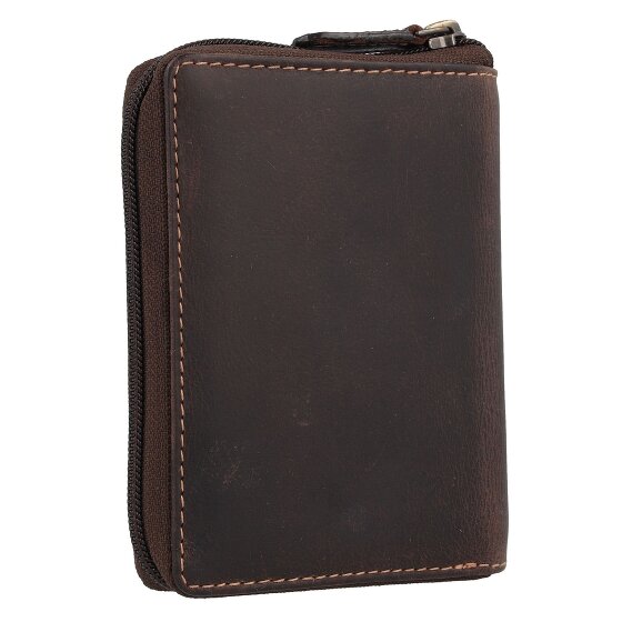 Greenburry Tornado Portemonnee RFID-bescherming Leer 10 cm