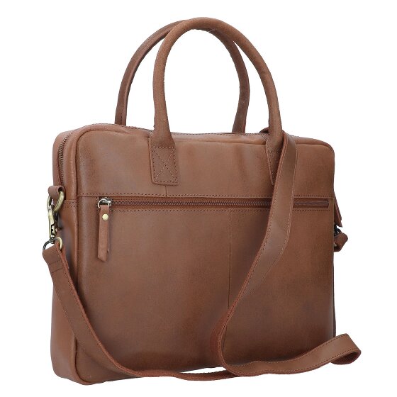 Burkely Vintage Jack Aktetas Leer 37 cm Laptopcompartiment
