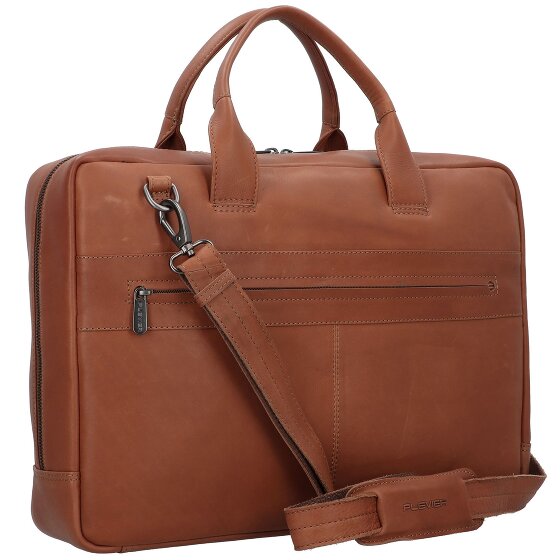 Plevier Structure Lloyd Koffer Leer 43 cm Laptop compartiment