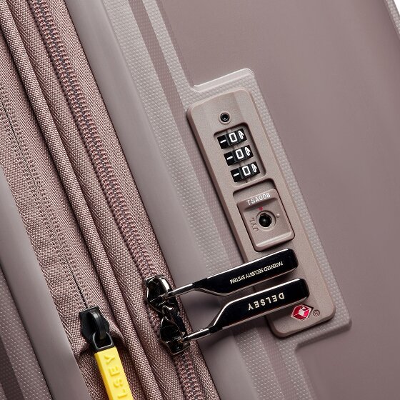 Delsey Paris Lutece 4 wielen Cabinewagen 55 cm met uitbreidingsplooi