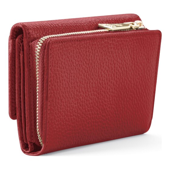 Lazarotti Bologna leer XL portemonnee met ritsvak leer 14 cm