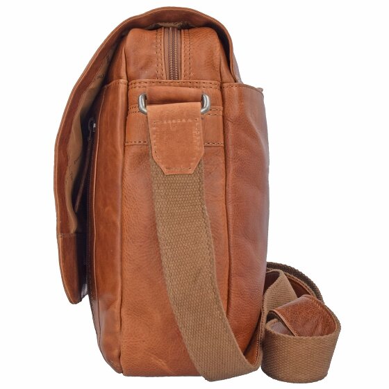 The Chesterfield Brand Wax Pull Up Schoudertas Leer 29 cm