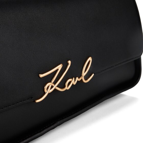 Karl Lagerfeld Signature Schoudertas Leder 32.5 cm