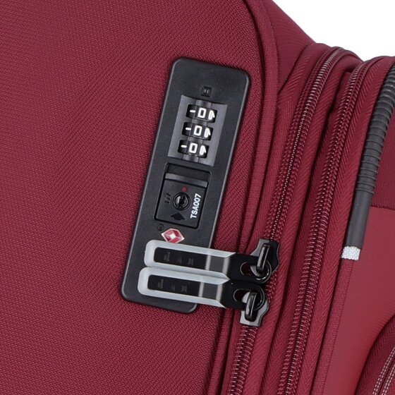 d&n Travel Line 9504 4 wielen Trolley L 76 cm met uitbreidingsplooi