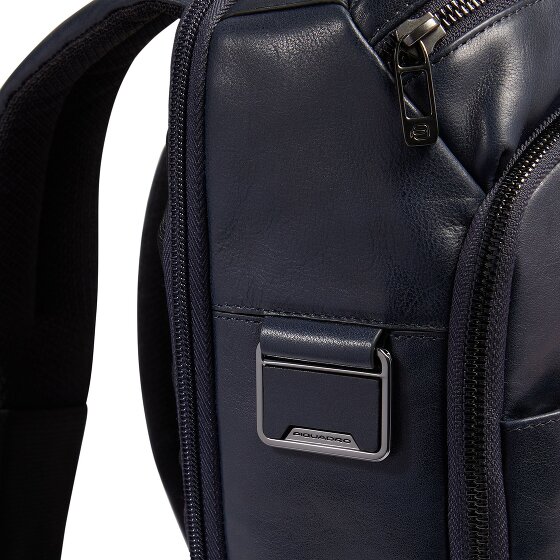 Piquadro Philip Dagrugzak Leer 40 cm Laptop compartiment
