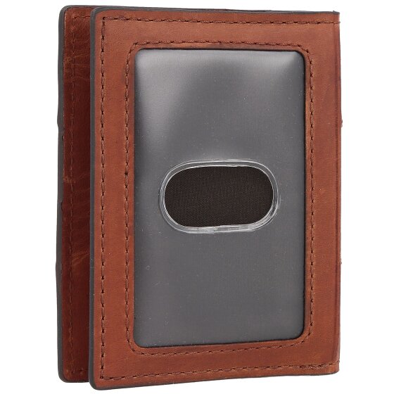 Fossil Everett creditcard etui leer 10 cm