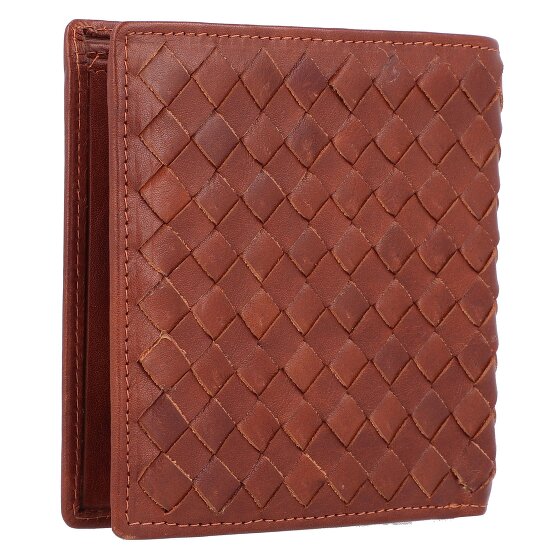 mano Don Luca Portemonnee Leer 10,5 cm