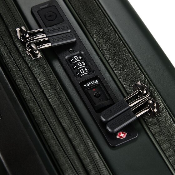 Piquadro PQ-Light 4 wielen Cabinewagen S 56 cm Laptopvak met uitbreidingsplooi