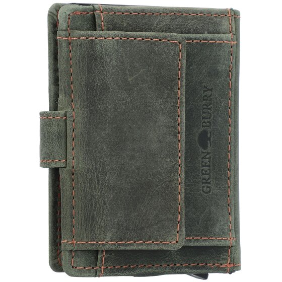 Greenburry Vintage Originele Portemonnee RFID Leer 8 cm