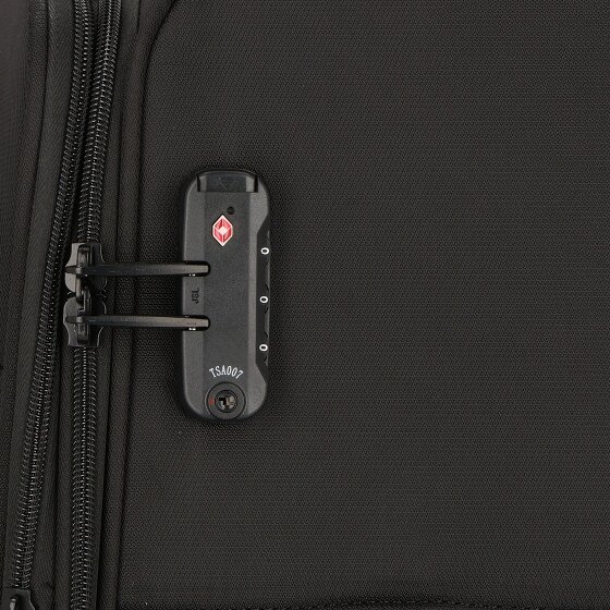 d&n Travel Line 9704 4 wielen Trolley M 68 cm met uitbreidingsplooi